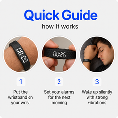 Silent Vibration Alarm Bracelet