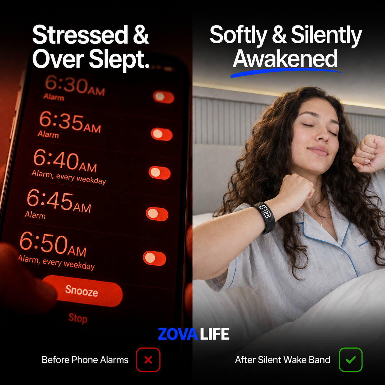 Silent Vibration Alarm Bracelet