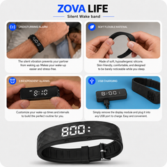 Silent Vibration Alarm Bracelet