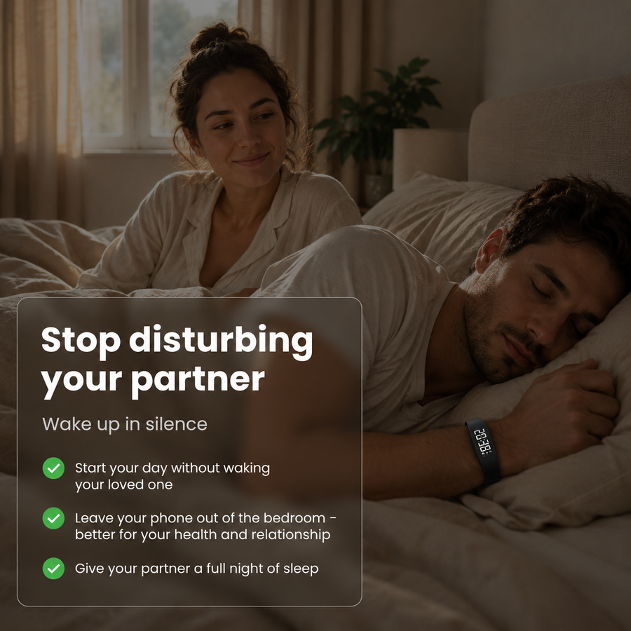 WVKE Silent Vibrating Alarm Wristband