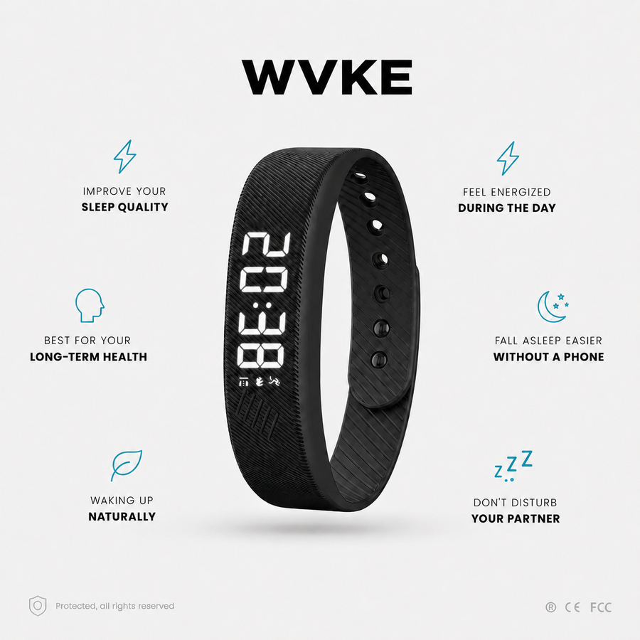 WVKE Silent Vibrating Alarm Wristband