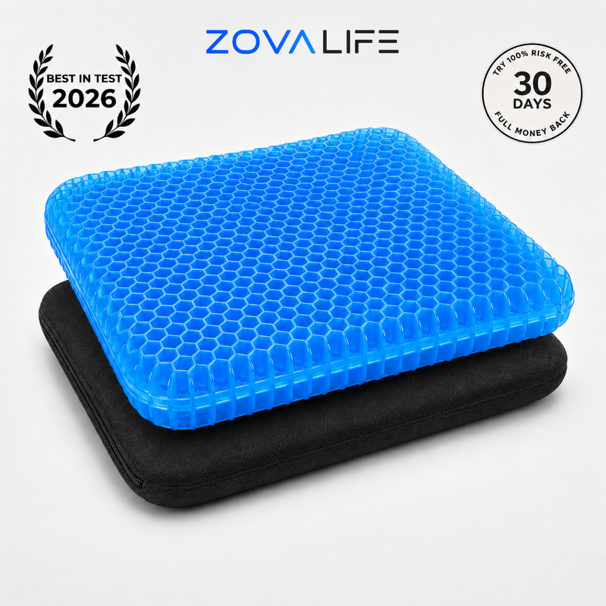 Hex-Support™ Honeycomb Gel Seat Cushion