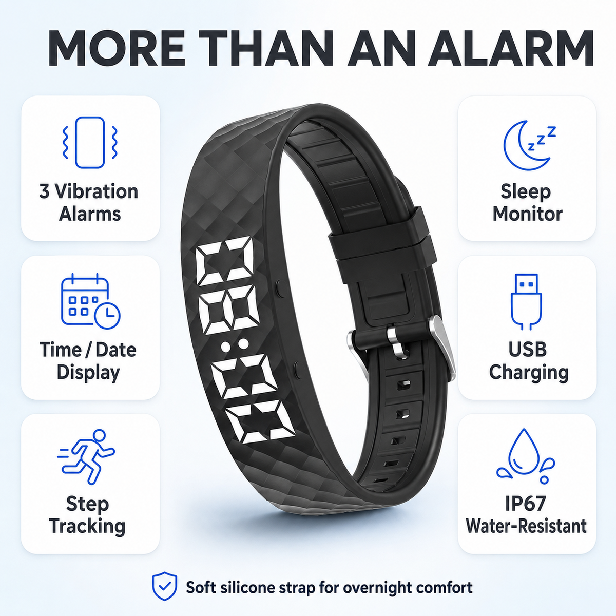 Silent Vibration Alarm Bracelet