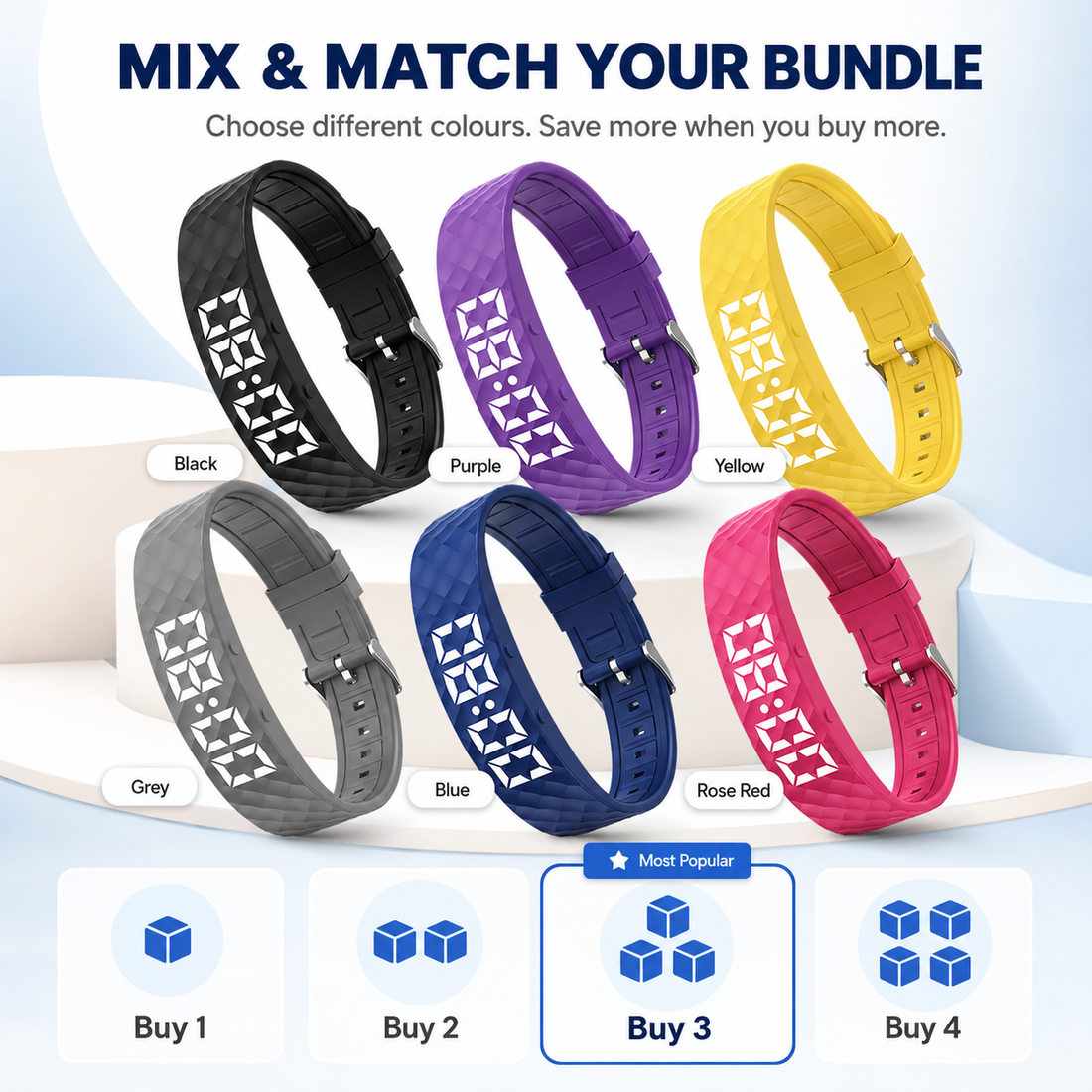 Silent Vibration Alarm Bracelet