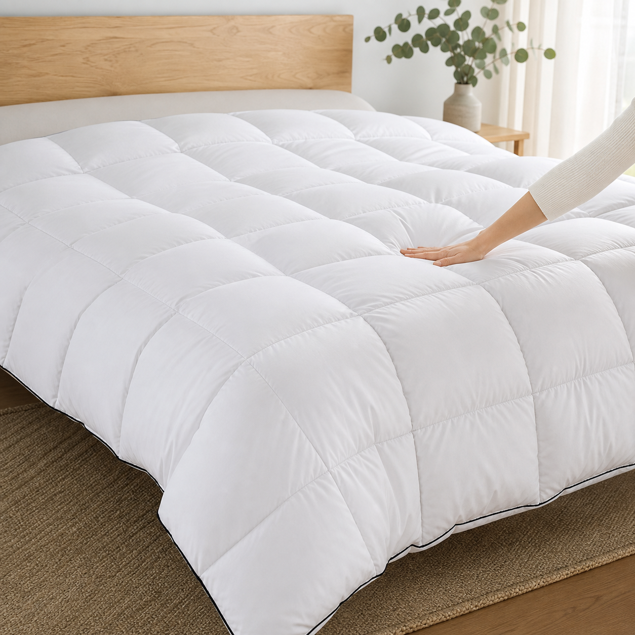 ZOVALIFE Cloud Comforter — Extra-Loft, Down-Free, All-Season image 1