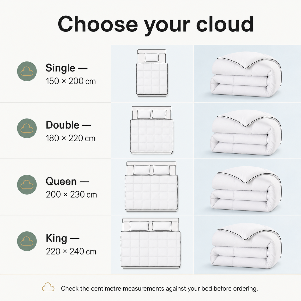 ZOVALIFE Cloud Comforter — Extra-Loft, Down-Free, All-Season image 5